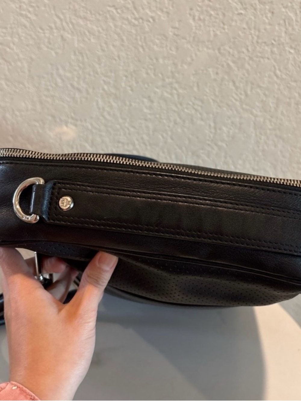 MCM Black Leather Documents Portfolio Tote Bag - Picture 12 of 13